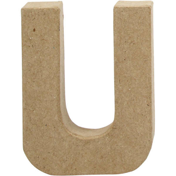 Buchstaben, U, H 10 cm, B 8 cm, Dicke 1,7 cm, 1 Stk – Bild 3