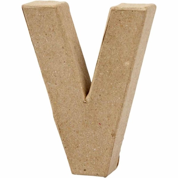 Buchstaben, V, H 10 cm, B 8 cm, Dicke 1,7 cm, 1 Stk – Bild 2