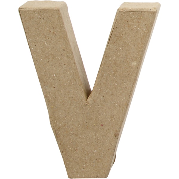 Buchstaben, V, H 10 cm, B 8 cm, Dicke 1,7 cm, 1 Stk – Bild 3