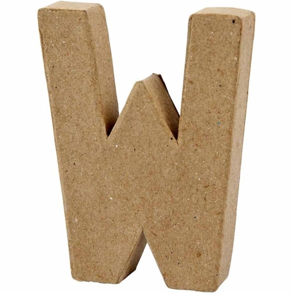 Buchstaben, W, H 10 cm, B 8,3 cm, Dicke 1,7 cm, 1 Stk – Bild 2