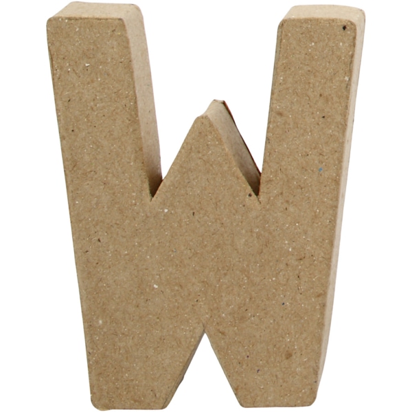 Buchstaben, W, H 10 cm, B 8,3 cm, Dicke 1,7 cm, 1 Stk – Bild 3