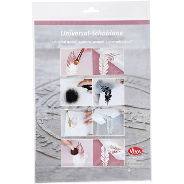 Schablone, Sterne, A4, 210x297 mm, 1 Stk – Bild 4