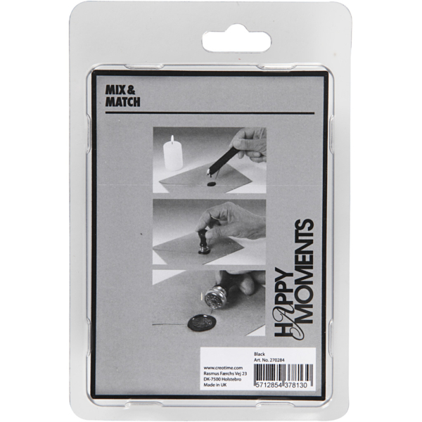 Lack & Siegel Starterset, D 17 mm, Schwarz, 1 Set – Bild 7