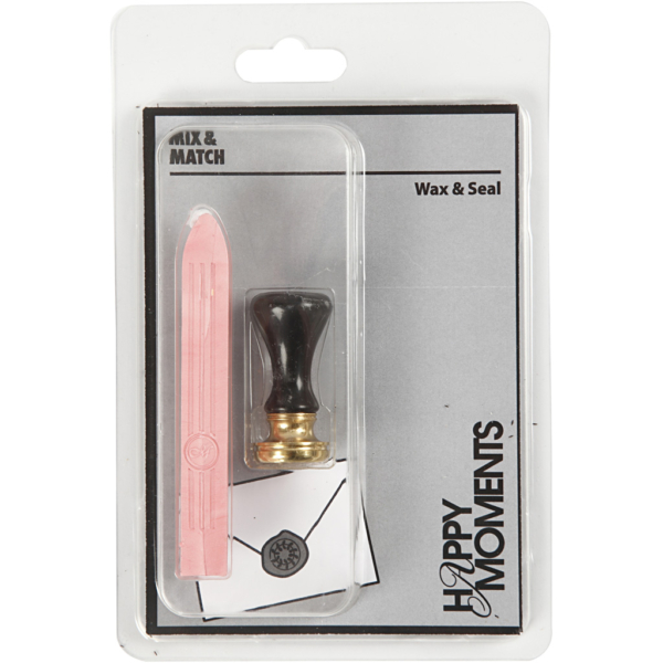 Lack & Siegel Starterset, D 17 mm, Rosa, 1 Set – Bild 4