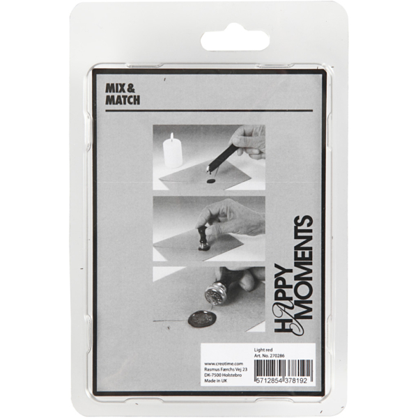 Lack & Siegel Starterset, D 17 mm, Rosa, 1 Set – Bild 7