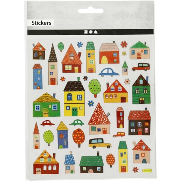 Sticker, Stadt, 15x16,5 cm, 1 Bl. – Bild 2