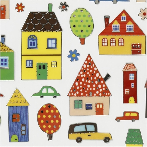 Sticker, Stadt, 15x16,5 cm, 1 Bl. – Bild 3