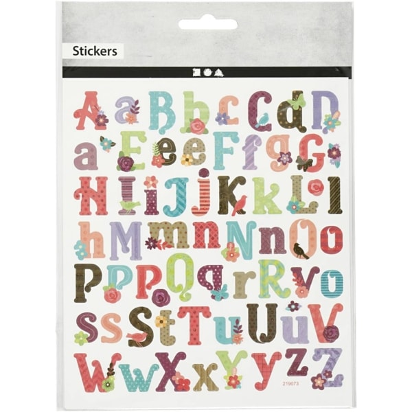 Sticker, Alphabet, 15x16,5 cm, 1 Bl. – Bild 2