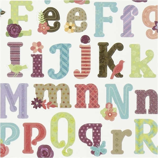 Sticker, Alphabet, 15x16,5 cm, 1 Bl. – Bild 3