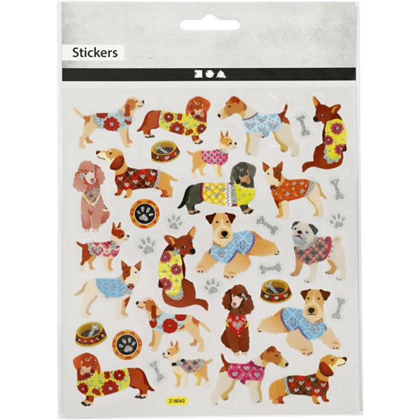 Sticker, Hunde, 15x16,5 cm, 1 Bl. – Bild 2