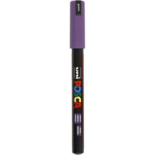 Posca Marker , Nr. PC-1MR, Strichstärke 0,7 mm, Violett, 1 Stk