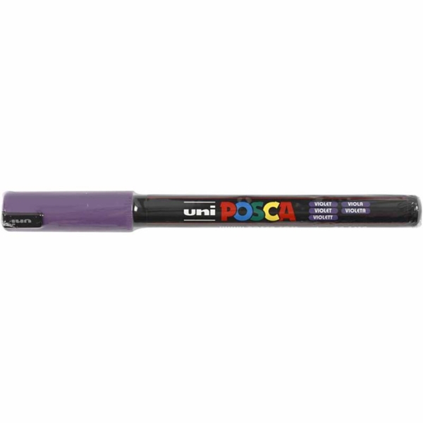 Posca Marker , Nr. PC-1MR, Strichstärke 0,7 mm, Violett, 1 Stk – Bild 2