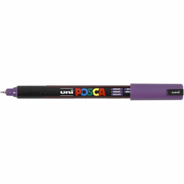 Posca Marker , Nr. PC-1MR, Strichstärke 0,7 mm, Violett, 1 Stk – Bild 4