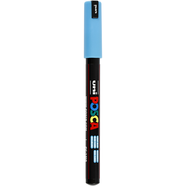 Posca Marker , Nr. PC-1MR, Strichstärke 0,7 mm, Hellblau, 1 Stk