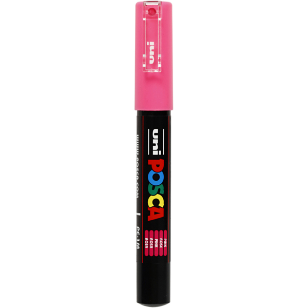 Posca Marker , Nr. PC-1M, Strichstärke 0,7 mm, Pink, 1 Stk