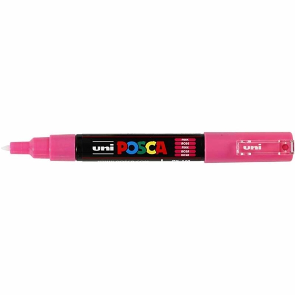 Posca Marker , Nr. PC-1M, Strichstärke 0,7 mm, Pink, 1 Stk – Bild 4