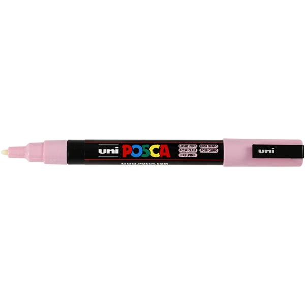 Posca Marker , Nr. PC-3M, Strichstärke 0,9-1,3 mm, Hellpink, 1 Stk – Bild 3