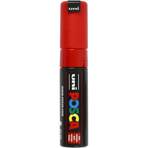 Posca Marker , Nr. PC-8K, Strichstärke 8 mm, Rot, 1 Stk
