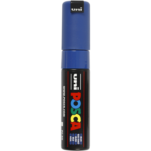 Posca Marker , Nr. PC-8K, Strichstärke 8 mm, Blau, 1 Stk