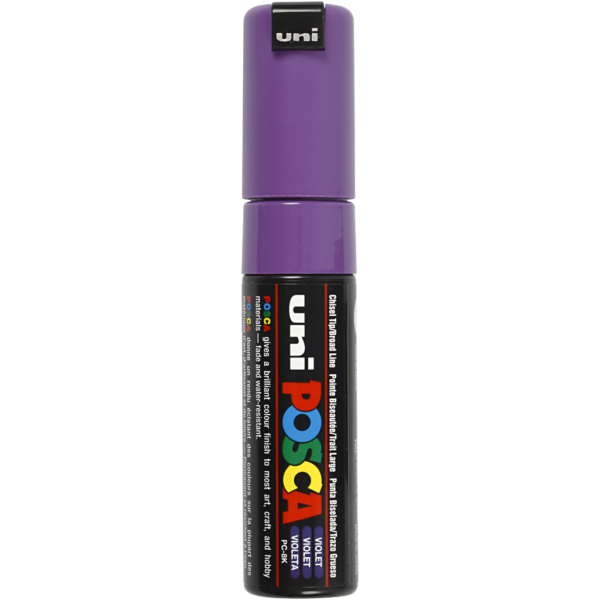 Posca Marker , Nr. PC-8K, Strichstärke 8 mm, Violett, 1 Stk