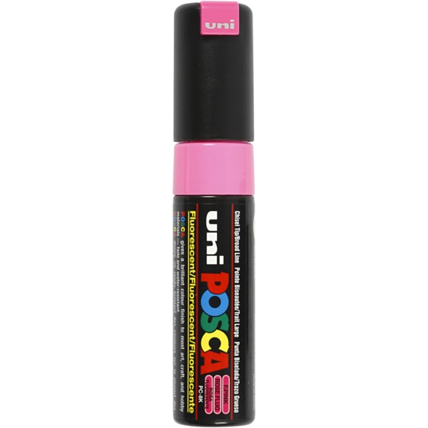 Posca Marker , Nr. PC-8K, Strichstärke 8 mm, Fluo-Rosa, 1 Stk
