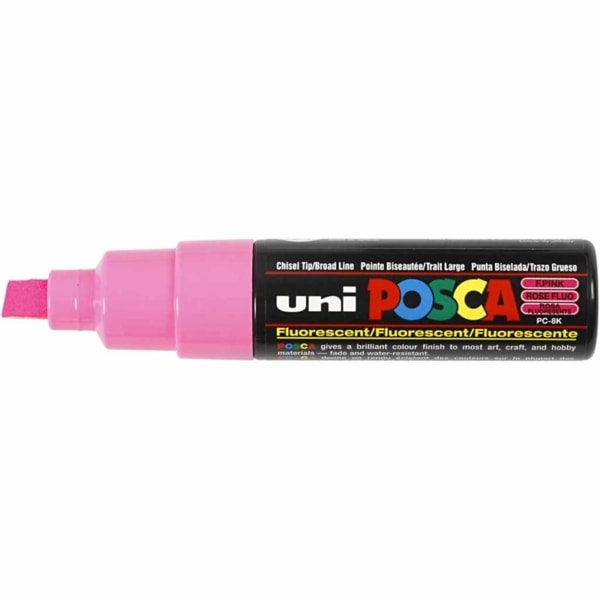 Posca Marker , Nr. PC-8K, Strichstärke 8 mm, Fluo-Rosa, 1 Stk – Bild 3
