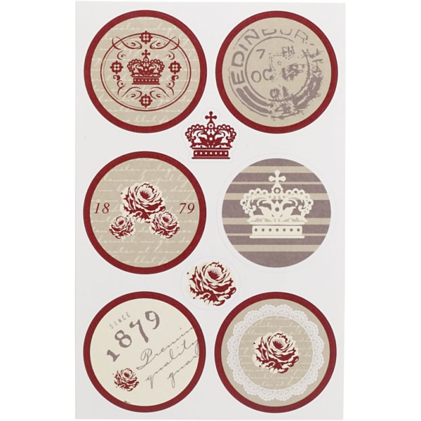 Stickers, 9x14 cm, 4 Bl. sort./ 1 Pck – Bild 3