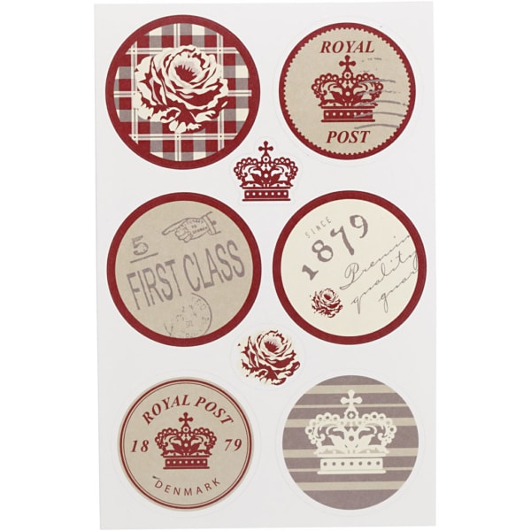 Stickers, 9x14 cm, 4 Bl. sort./ 1 Pck – Bild 4