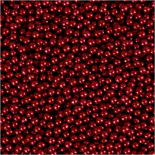 Mini Beads - Sortiment, Größe 0,6-0,8+1,5-2+3 mm, Rot, 3x45 g/ 1 Pck – Bild 4