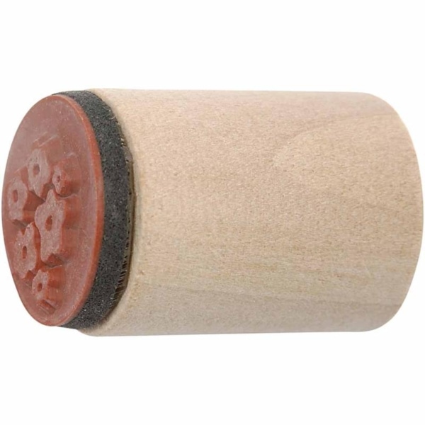 Deco Art-Stempel, Blumen- und Blätter, H 26 mm, D 20 mm, 15 Stk/ 1 Pck – Bild 2