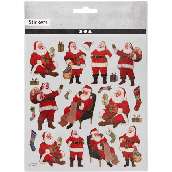 Sticker, Klassischer Nikolaus, 15x16,5 cm, 1 Bl. – Bild 2