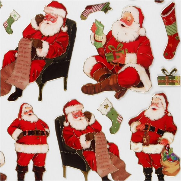 Sticker, Klassischer Nikolaus, 15x16,5 cm, 1 Bl. – Bild 3