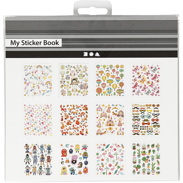 Stickerbuch, Das ganze Jahr hindurch, 15x16,5 cm, 12 Bl./ 1 Stk – Bild 2
