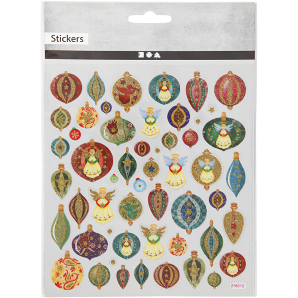 Sticker, Weihnachtsmotive, 15x16,5 cm, 1 Bl. – Bild 2