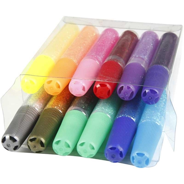 Glitzerkleber, 12x10 ml/ 1 Pck – Bild 2