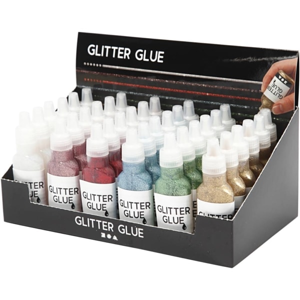 Glitzerkleber, 36x25 ml/ 1 Pck – Bild 3