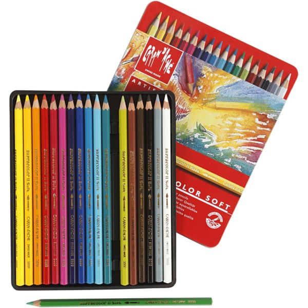 Supracolor II, L 17 cm, Sortierte Farben, 18 Stk/ 1 Pck