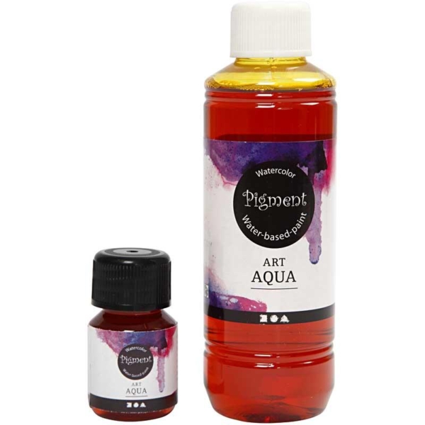 Flüssige Aquarellfarbe, Gelb, 250 ml/ 1 Fl. – Bild 2