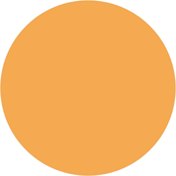 Wasserfarben, H 16 mm, D 44 mm, Hellorange, 6 Stk/ 1 Pck – Bild 3