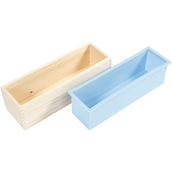 Silikonform im Holzkasten, H 8 cm, L 27,5 cm, B 8,6 cm, 1500 ml, 1 Stk – Bild 5