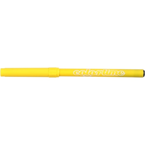 Colortime Filzstifte, Strichstärke 2 mm, Zitronengelb, 18 Stk/ 1 Pck – Bild 6