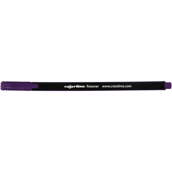 Colortime Fineliner, Strichstärke 0,6-0,7 mm, Flieder, 12 Stk/ 1 Pck – Bild 5
