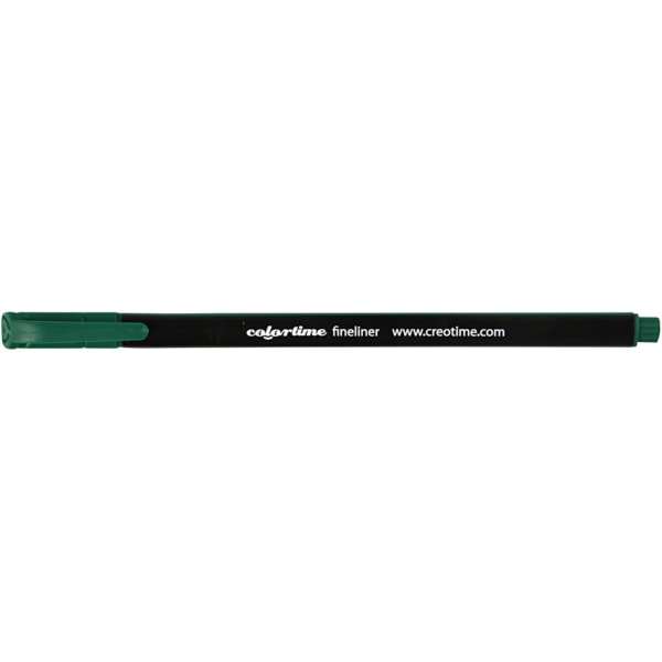 Colortime Fineliner, Strichstärke 0,6-0,7 mm, Dunkelgrün, 12 Stk/ 1 Pck – Bild 5