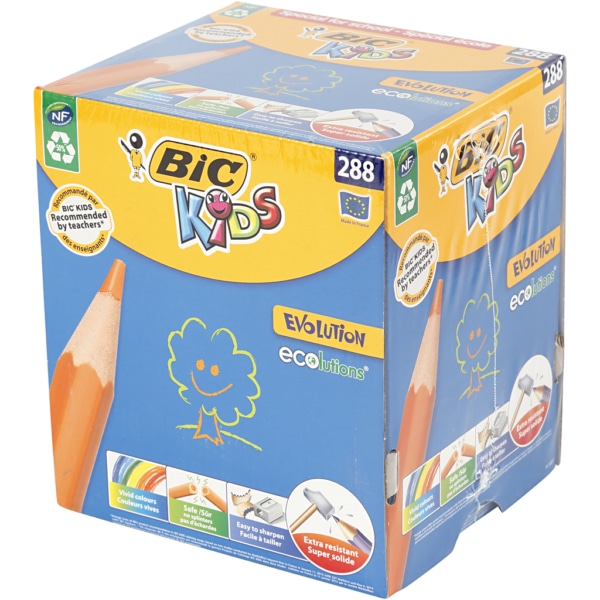 Evolution Buntstifte, L 17,5 cm, Mine 3 mm, Sortierte Farben, 288 Stk/ 1 Pck – Bild 3