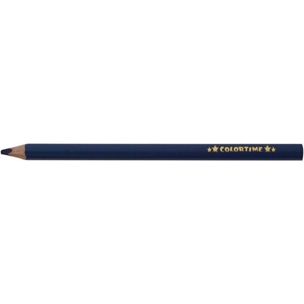 Colortime Buntstifte, L 17,45 cm, Mine 5 mm, JUMBO, Dunkelblau, 12 Stk/ 1 Pck – Bild 6