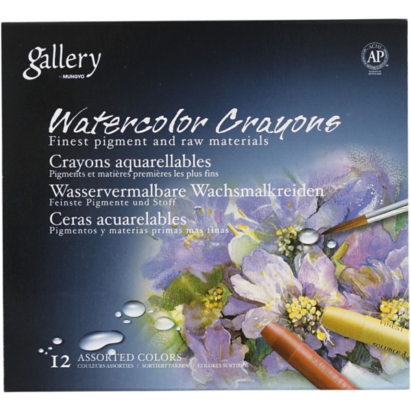 Gallery Aquarell-Kreide, L 9,3 cm, Himmelblau (337), 12 Stk/ 1 Pck – Bild 4