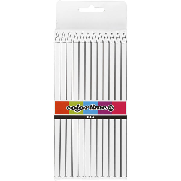 Colortime Buntstifte, L 17 cm, Mine 3 mm, Grün, 12 Stk/ 1 Pck – Bild 2