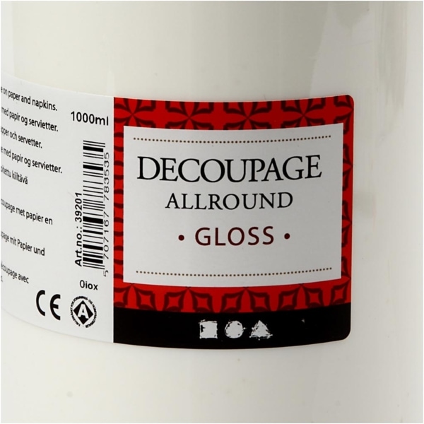 Découpage-Lack, Glänzend, 1000 ml/ 1 Fl. – Bild 2