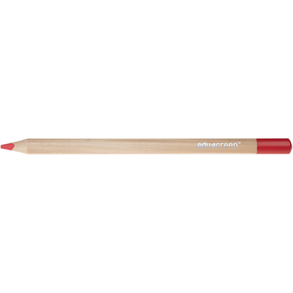 edu Green Jumbo-Buntstifte, Mine 5 mm, Rot, 10 Stk/ 1 Pck