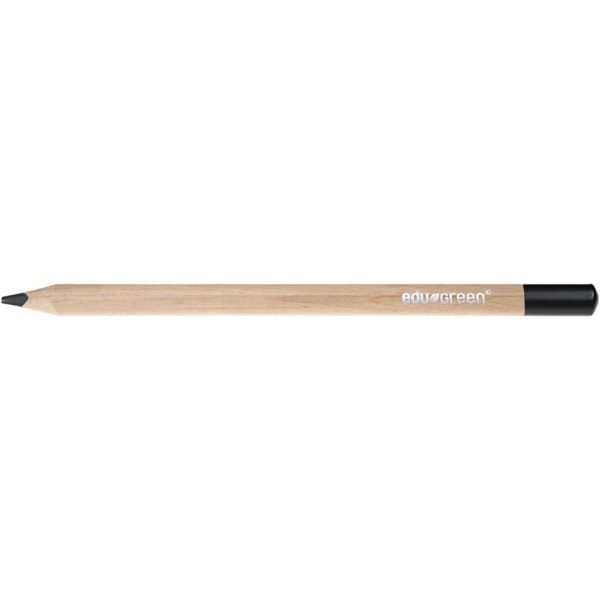 edu Green Jumbo-Buntstifte, Mine 5 mm, Schwarz, 10 Stk/ 1 Pck